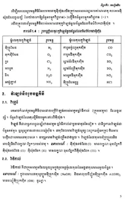 សៀវភៅគីមីវិទ្យា ថ្នាក់ទី១១ android App screenshot 1